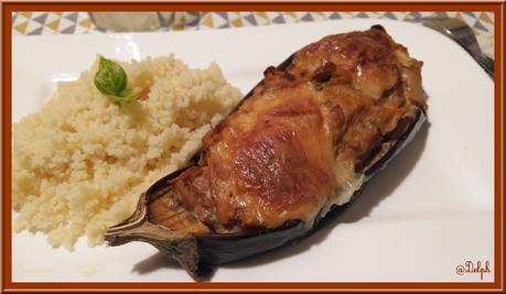 Aubergines farcies aux Lardons et Ricotta