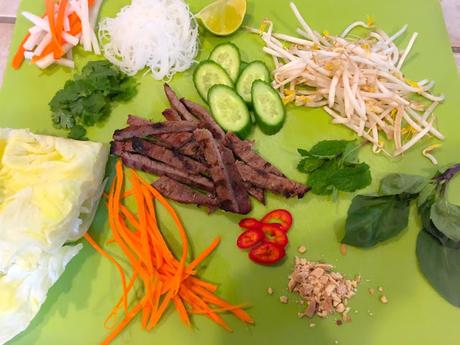 Bun Bo Xao Salade de Boeuf Vietnamienne