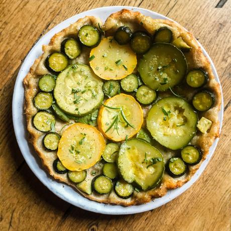 Panier d’Alain – Tatin de courgettes