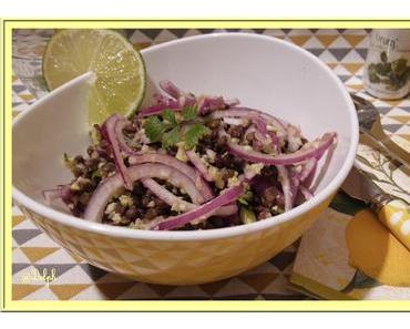 Salade de Lentilles et Courgettes au Citron vert