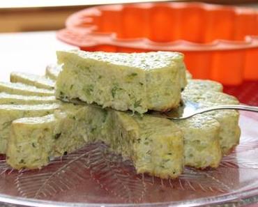 Gâteau de riz et courgette