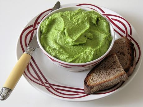 Tartinade de petits pois à l'avocat & à la feta