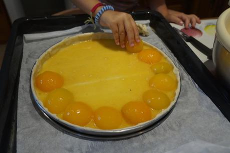 Tarte ensoleillée pour les enfants, ... par les enfants