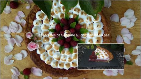 Tarte Aux Framboises Meringuee Et Son Curd De Framboises Au