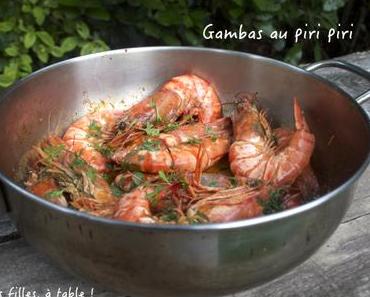 Gambas au piri piri