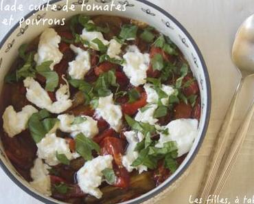 Salade cuite aux tomates et poivrons