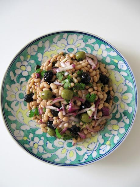 Salade de haricots blancs à la grecque