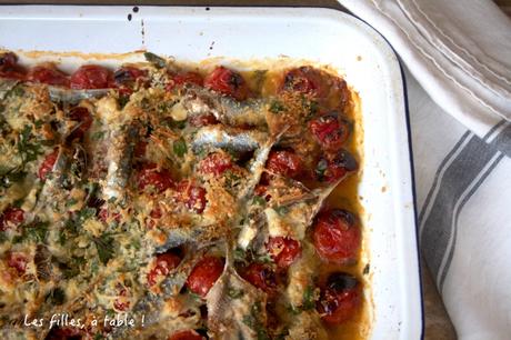 Sardines aux tomates cerises et aux piquillos Sardines aux tomates cerises et aux piquillos