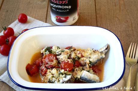 Sardines aux tomates cerises et aux piquillos Sardines aux tomates cerises et aux piquillos