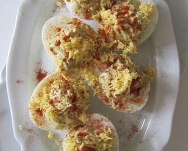 Oeufs mimosa à l'avocat