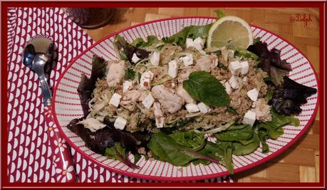 Salade de Poulet Quinoa et Menthe
