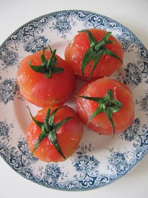 Tomates surprise au concombre & au chèvre