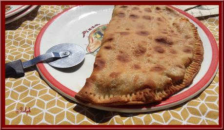 Calzone à l'Aubergine et Bacon