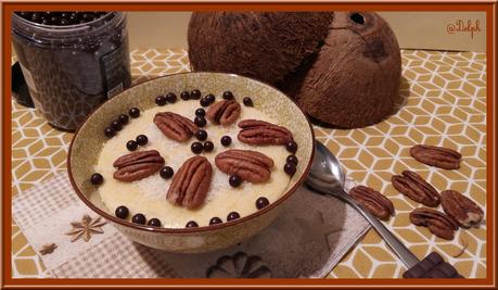 Porridge sans flocon au lait de coco
