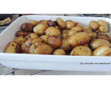 Pommes de terre rattes  au four