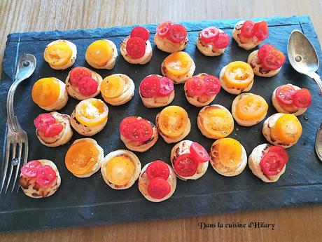 Tartelettes tomate-ricotta à picorer tout l'été - Dans la cuisine d'Hilary