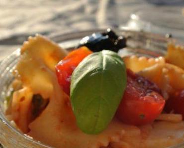 Salade de pâtes aux olives à l’italienne