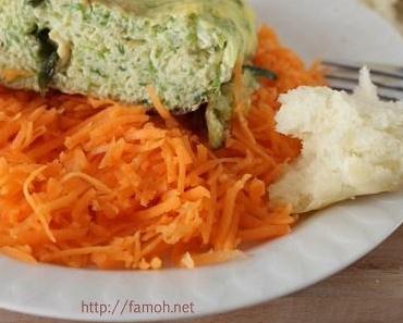 courgettes râpées en omelette