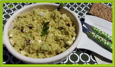 Taboulé de Concombre, Menthe et Feta au thermomix