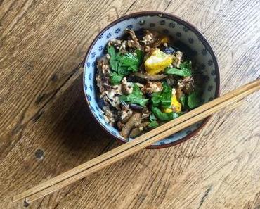 Lutsubo express – « Brouillade » de tofu à l’aubergine