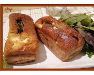 Cake au Caviar d'Aubergine, Feta et Sardines