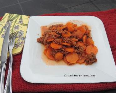 Carottes à la bolognaise au Cookéo