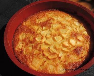 Gâteau rapide Tupperware pommes poires