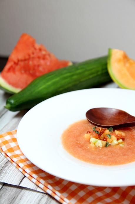 La soupe de pastèque et de melon par Alain Ducasse