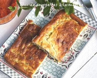 Flan de courgettes à la menthe