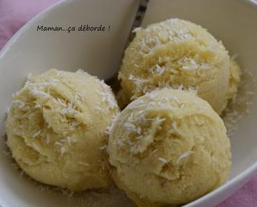Sorbet ananas-coco