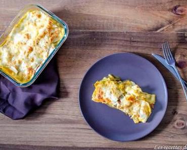 Lasagnes à la ratatouille et au poulet