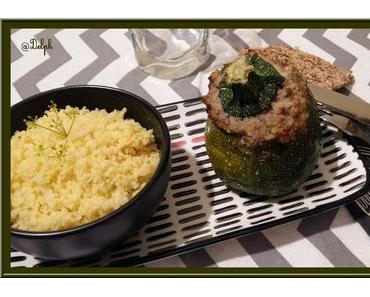Courgettes farcies au boeuf