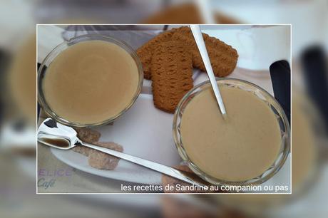 Crème dessert aux biscuits bastogne au companion thermomix ou autres robots