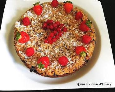 Crumb-cake gourmand aux fruits rouges / Yummy red fruit crumb-cake