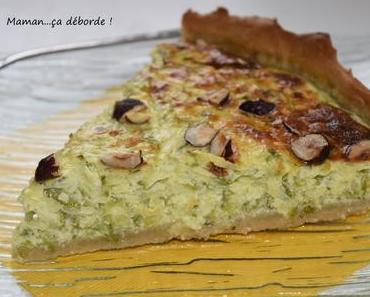 Quiche à la courgette et au boursin