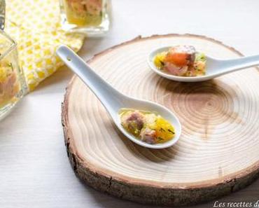 Tartare de saumon aux agrumes
