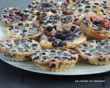 Mini clafoutis aux mûres