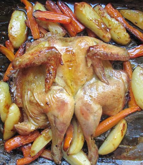 Poulet en crapaudine