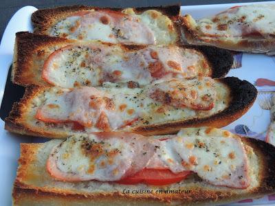 Bruschetta tomates Beaufort Mozzarella