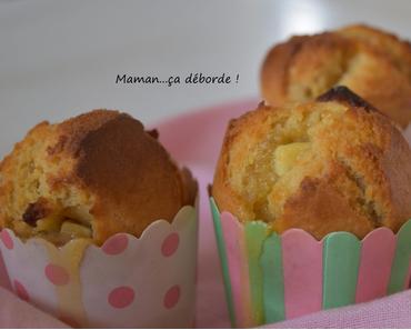 Muffins au chocolat blanc