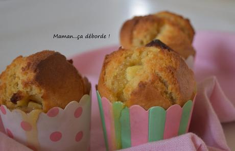 Muffins au chocolat blanc