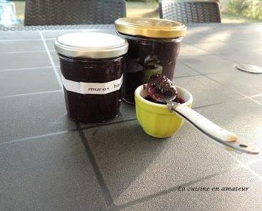 Confiture de mûres à la badiane au micro-ondes