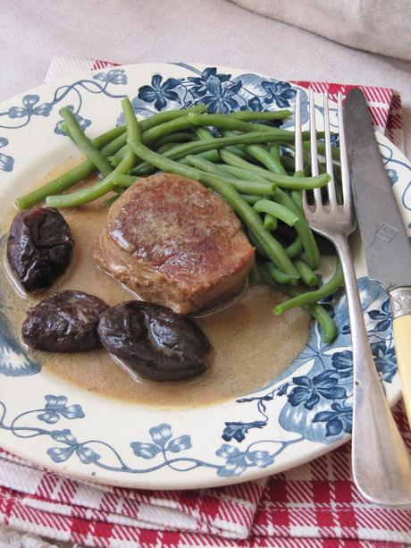 Filet mignon aux pruneaux