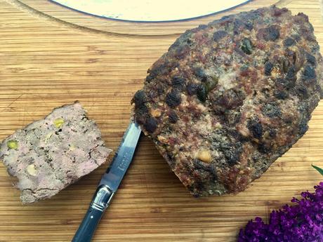 Ma terrine de canard, noisettes et pistaches  ♨