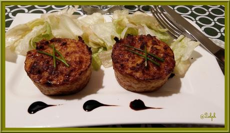 Minis gâteaux de pomme de terre et Lardons