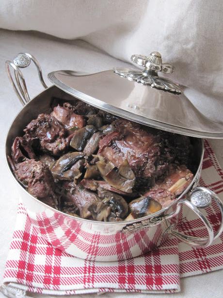 Lapin au vin rouge