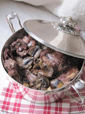 Lapin au vin rouge