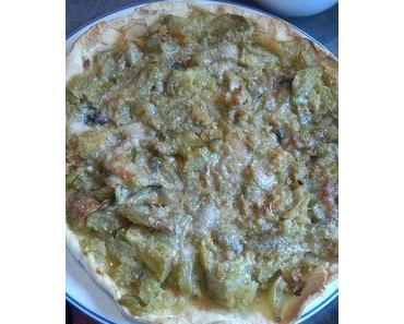 tarte salée aux tomates vertes pas mures