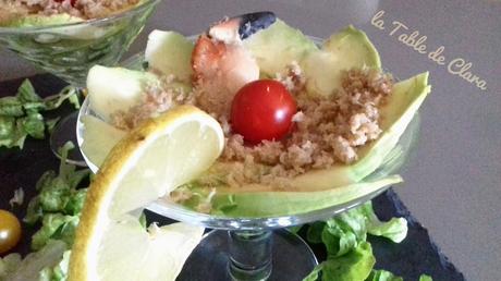 Coupe avocat crabe Coupe avocat crabe