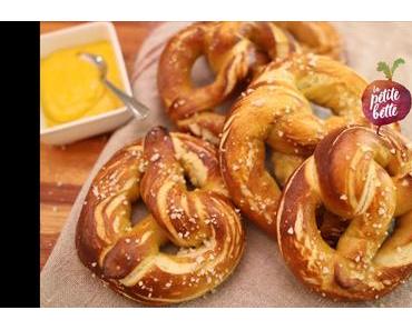 Pretzels (bretzels) géants maison